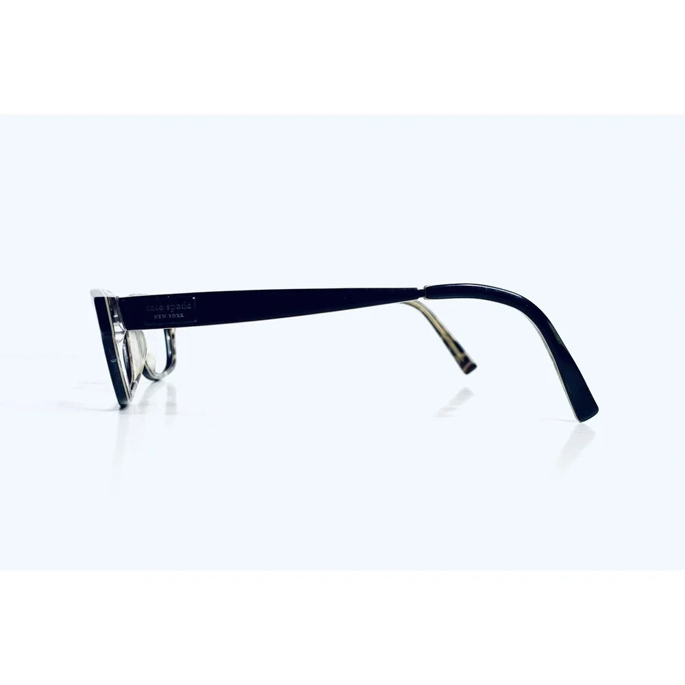 Kate Spade NY Black Cat Eye Glasses Tortoise Interior Leanne 1W5 51 16 135